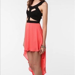 Urban Outfitters Cut Out high-low dress